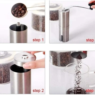 Stainless Steel Manual Coffee Grinder