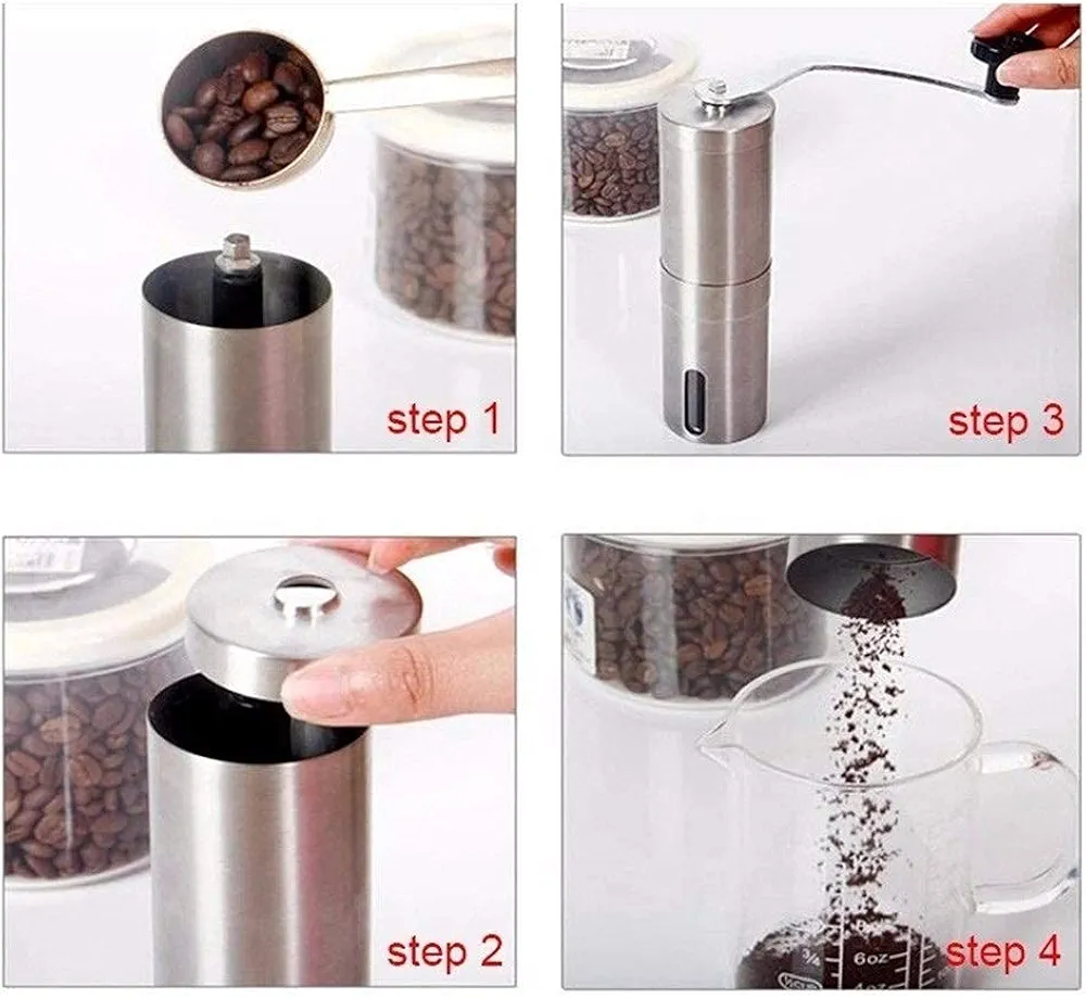 Stainless Steel Manual Coffee Grinder
