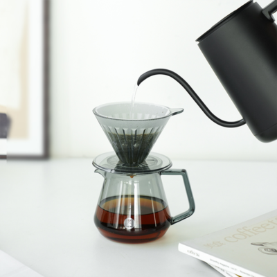 TIMEMORE Crystal Eye Brewer Set Transparent Black 02