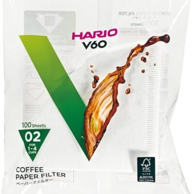 HARIO V60 White Paper Filter 02 (100 pieces)