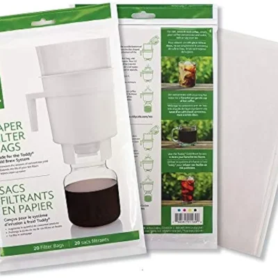 Toddy Paper Filter Bags for Home (20 packs)