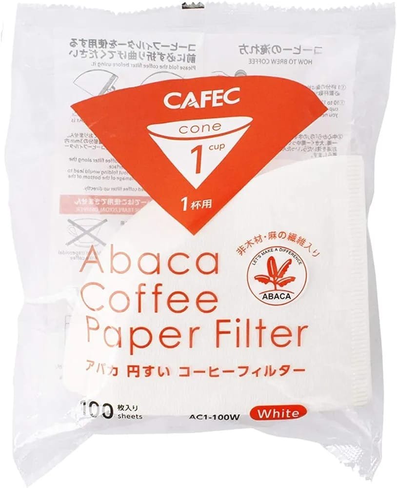 CAFEC V60 Paper Filter V1 (100 pieces)
