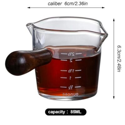 Measuring Cup with Wood Handle 110 ml