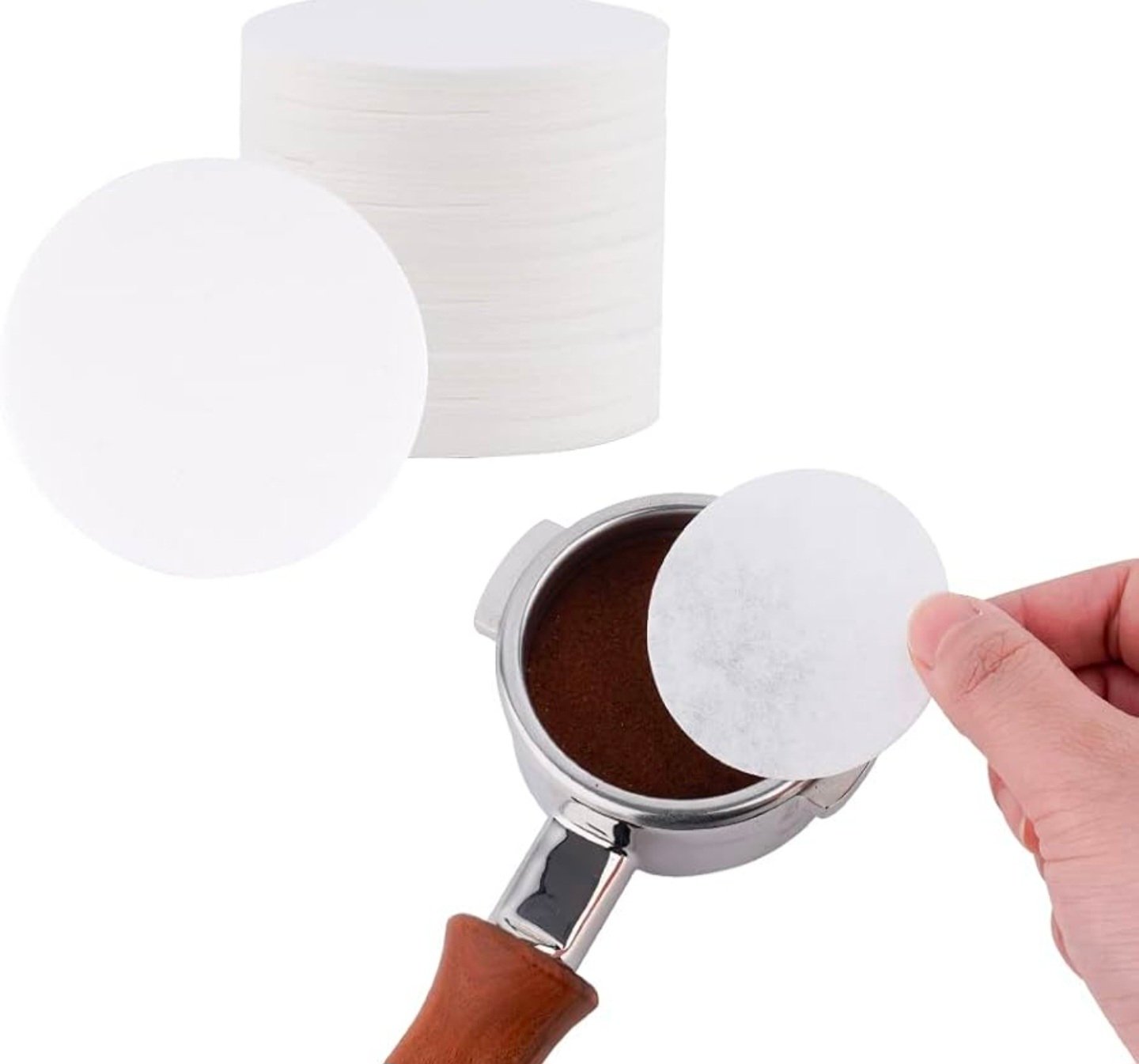 Portafilter paper filter 58 mm (100 pieces)