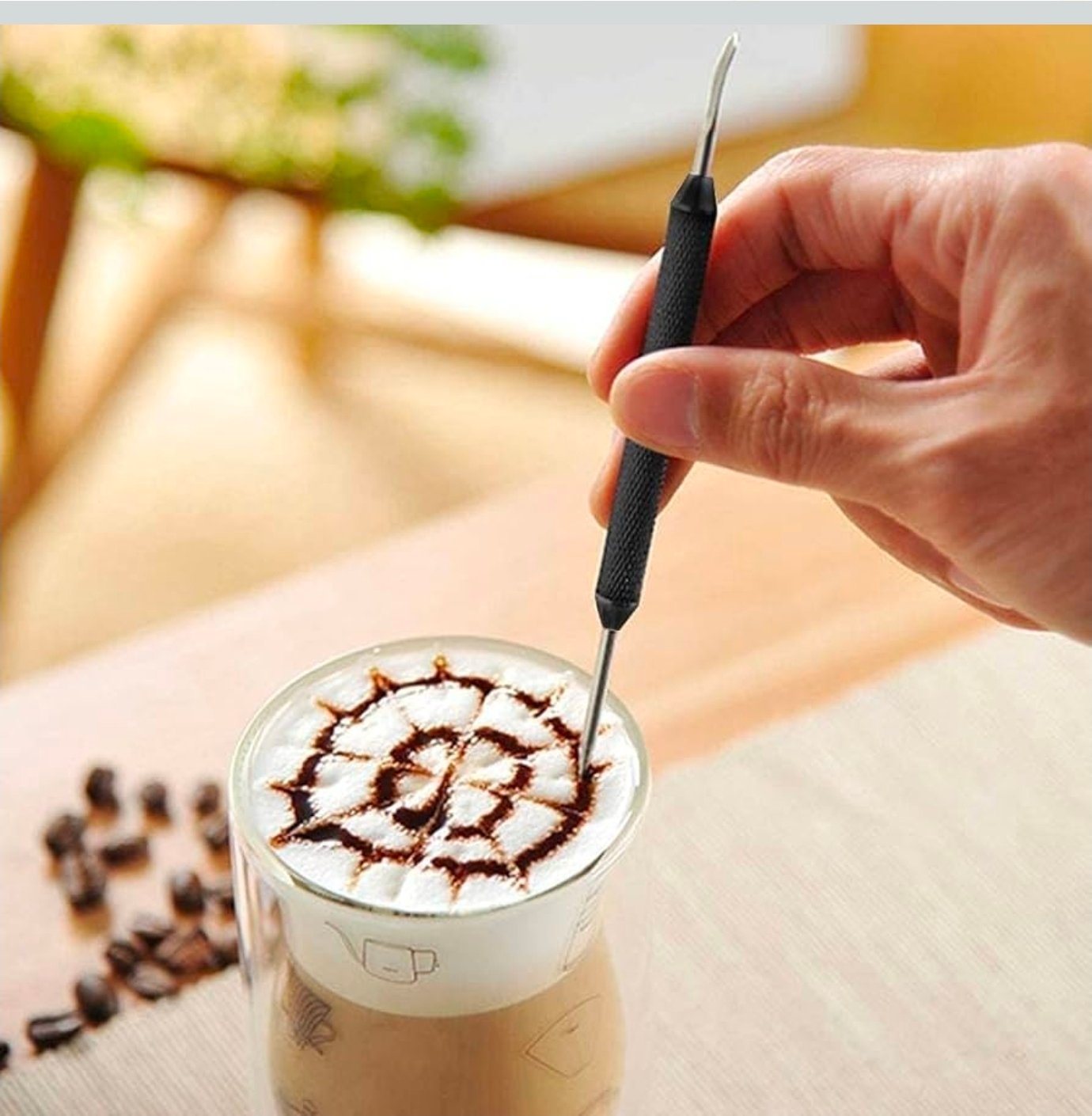 Wood Latte Art Pen