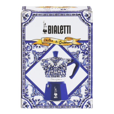 MOKA EXPRESS 6 CUPS D&G BLU MEDITERRANEO