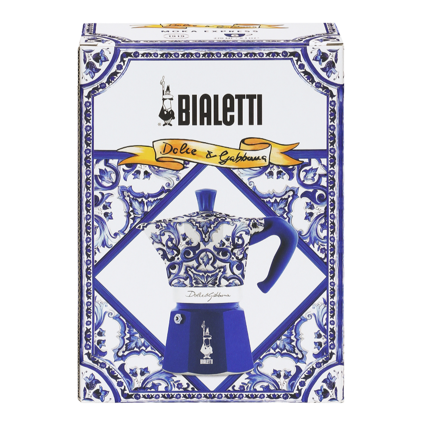 MOKA EXPRESS 6 CUPS D&G BLU MEDITERRANEO