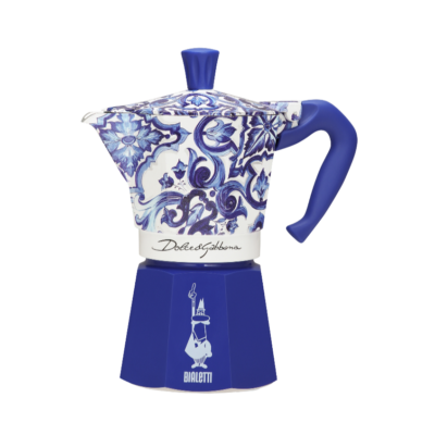 MOKA EXPRESS 6 CUPS D&G BLU MEDITERRANEO