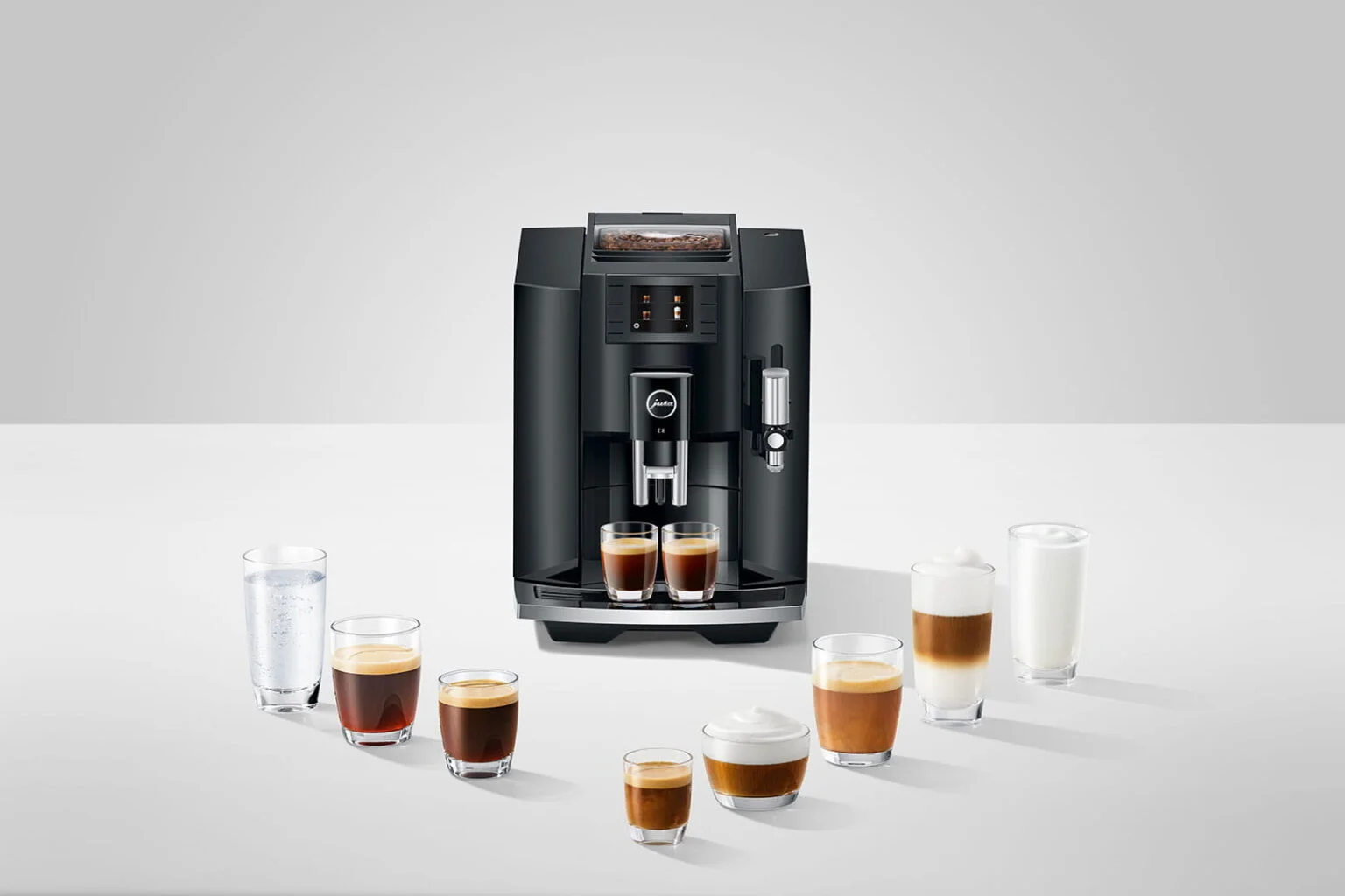 JURA COFFEE MACHINE E8 15372/15661 PIANO BLACK